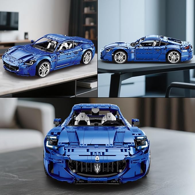 Reobrix Sports Car Building Blocks Set for Adults 1:8 Vehicle Racing Car Toy Model Building Kit for Adult 11010 Creative Gifts for Adults 14+ (5480PCS)