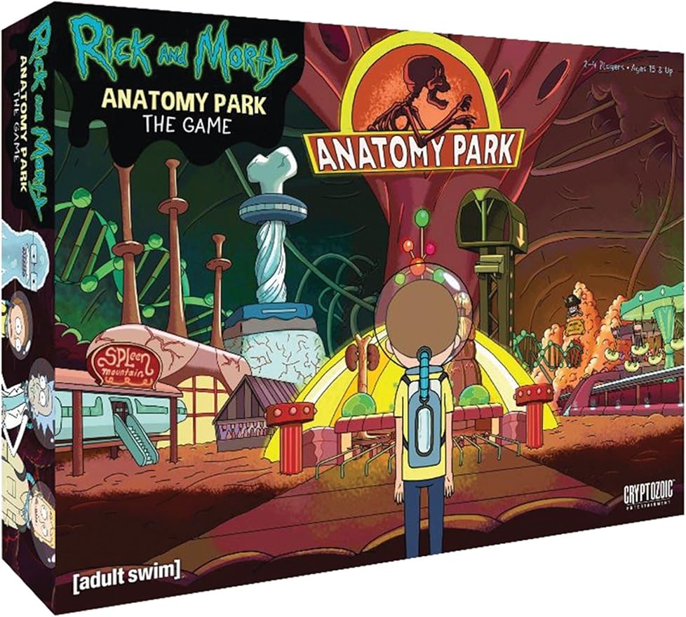 Cryptozoic Entertainment Rick and Morty Anatomy Park Game 180 months to 1188 months