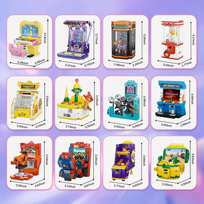NUTCRACKER 12 in1 Game Console Building Set for Adults Mini Friends Game Console Toy Building Set Party Favors for Goodie Bags Easter Birthday Gifts（1228 Pieces）