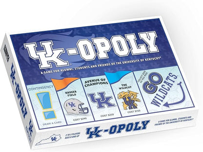 Late for the Sky University-Themed Opoly Board Game 2-6 Players Family Party Strategy Tokens &amp Campus Locations Gift for Students Alumni and Fans