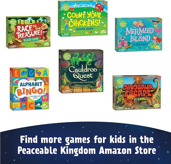 Peaceable Kingdom Space Escape – Cooperative Strategy Space Adventure Game by The Inventor of Pandemic – Use Teamwork to Win! – Great for Families with Kids Ages 7 &amp up