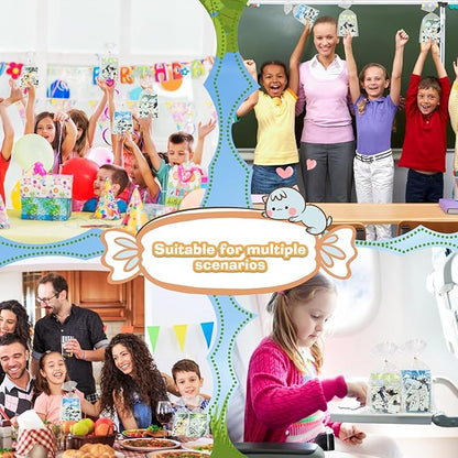 Mini Building Block Sets Animal 24 PackEaster Egg Fillers for Kids Party Favors for Kids Building Set for Goodie Bag Fillers Classroom Prizes Ages 6+ (Panda)