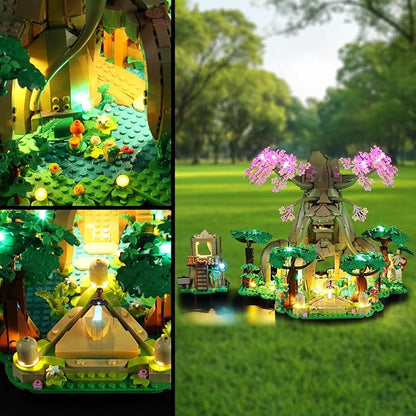 Vaodest LED Light for Lego 77092 Great Deku-Tree 2-in-1 SetDesign and Configuration Compatible with Model 77092(LED Light Only Not Building Block Kit)