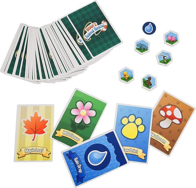 Noah’s Animal Rescue - Cooperative Noah’s Ark Animal Bible Story Board Game for Kids Ages 4+ No Reading Required and Easy to Learn Perfect for Family Game Night