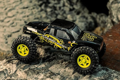 HOBBYPLUS Helidirect 1/18 RC Crawler - CR18P PRO Brushless Juice Up 4x4 RTR w HBW Electronics 2.4GHz 4CH TX 3S Lipo Battery - Remote Control Car 1/18 RC Rock Crawler 4WD Off-Road for Adults - Yellow