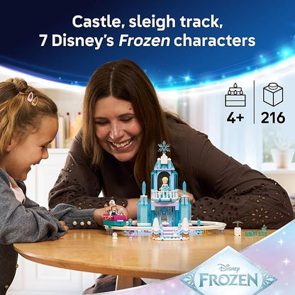 LEGO Disney Frozen Elsa’s Ice Castle &amp Snow Ride Adventure Building Toy - Frozen Toys for Girls &amp Boys Ages 4+ - Disney Gift for Kids - 43281