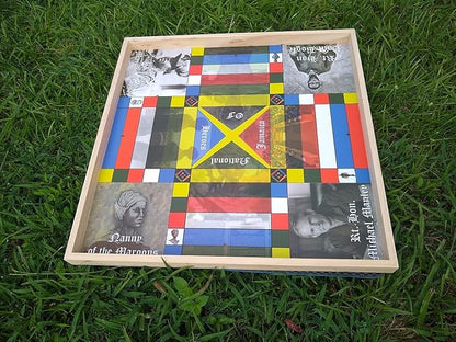 Jamaican Ludo Heroes Edition v2.0 (Ludi/Ludy/Loodi) | 24in x 24in Board Game | Family Game Night Activity | Fun Easy Multi-Player Entertainment