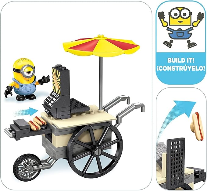 Minions Toys Mega Bloks Minion Movie Flying Hot Dogs