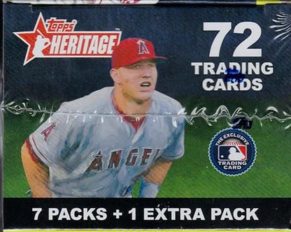 2019 Topps Heritage Baseball Blaster Box (8 Packs/9 Cards)