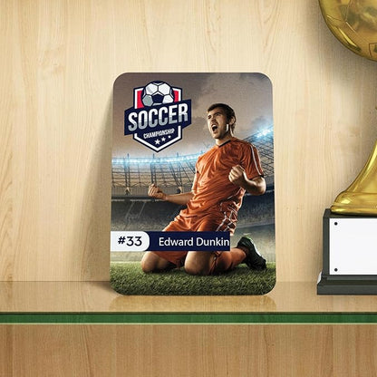 GotPrint Custom Collectors Cards | Add Your Photo Name Stats or Text | Personalized Design | Sports Teams | Baseball | Gaming | Gifts for Kids and Family Rectangle 2.5” x 3.5” 100 Qty