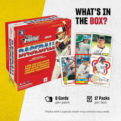 2025 Topps Heritage Baseball - Mega Box