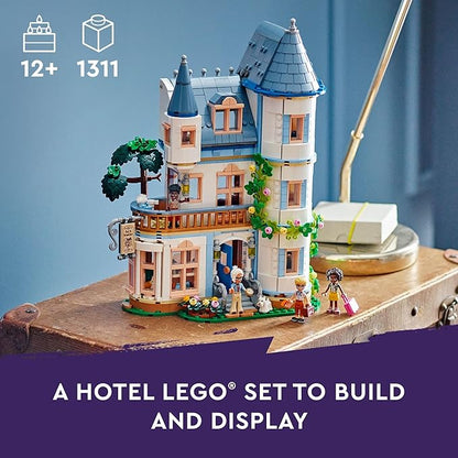 LEGO Friends Castle Bed and Breakfast Hotel Building Toy - Pretend Play Toy Figures &amp Playsets for Girls &amp Boys Ages 12+ Years - Gift for Kids W/Mini-Dolls - 42638
