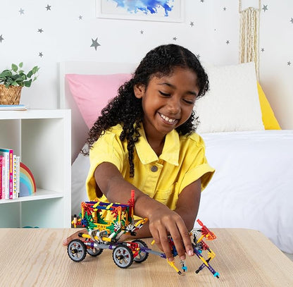 KNEX 80 Model Deluxe Set with Reusable Bag - STEM Building Kit Kid Construction Creative Play Toy‚ Ages 8+