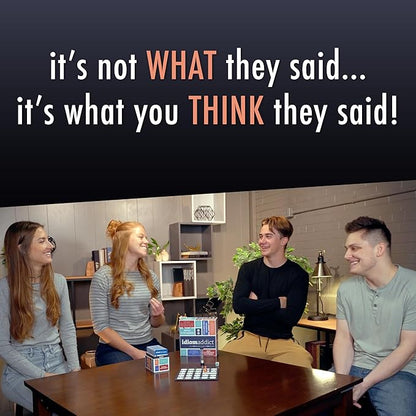 Idiom Addict Decipher The Gibberish Phrase 2400 Funny Brain Teasers Large Group Party Game for 4+ Players