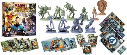 Marvel Zombies: A Zombicide Game - Fantastic 4: Under Siege - Defend or Corrupt Marvel's First Family in the Apocalypse! Cooperative Strategy Game Ages 14+ 1-6 Players 90 Min Playtime Made by CMON
