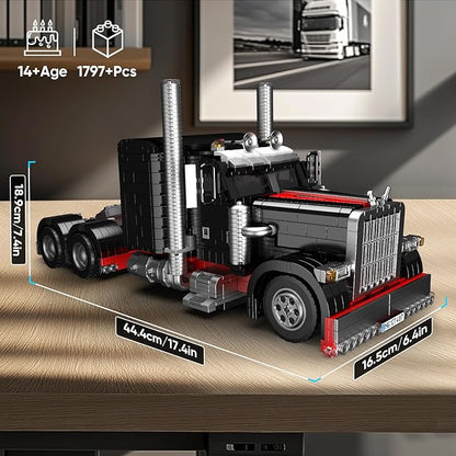 Mould King 10037 Heavy-Duty Tow Truck Building Toy Set MOC Road Trailers Building Toys Technology Wreckers Toy for Adult 14+ (1797 Pieces)