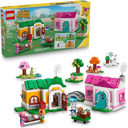 LEGO Animal Crossing Creative Houses: Seasons of Fun Building Toy - Pretend Play Set for Girls &amp Boys Ages 7+ - Create 2 Houses W/1 Set of Building Blocks for Kids - Gift Idea for Birthdays -7705