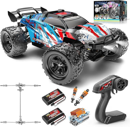 RC Cars 1:18 Entry-Level RC Car for Adults &amp Boys All-Metal drivetrain Off-Road RC Racing Truck 40 km/h Carros de Control Remoto 4x4 with 2 Batteries Fast Remote Control Car for Adults