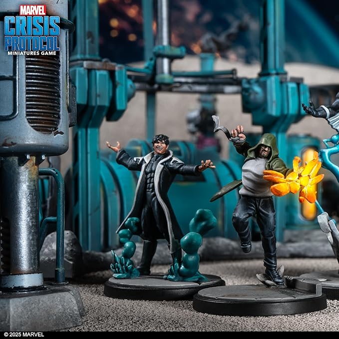 Marvel: Crisis Protocol Inhuman Royal Court Character Pack -Adds Maximus Karnak Gorgon and King Black Bolt Tabletop Superhero Game Ages 14+ 2 Players 90 Min Playtime Made by Atomic Mass Games