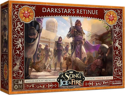 A Song of Ice and Fire Tabletop Miniatures Game Darkstar Retinue Unit Box - Lethal Warriors for Strategic Warfare Strategy Game for Adults Ages 14+ 2+ Players 45-60 Minute Playtime Made by CMON