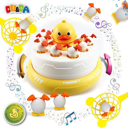 DU&ampDA Pop Up Duck Catch Game Toys for Age 3+ Kids Musical Bouncing Interactive Game for Kids Boys &amp Girls Toys Gift Set