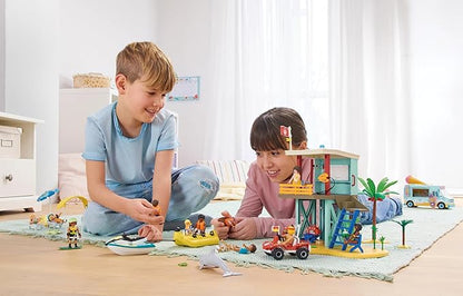 Playmobil Lifeguard Tower with Beach Buggy