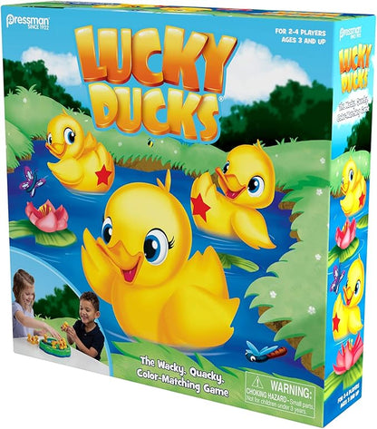 Pressman Lucky Ducks -- The Memory and Matching Game that Moves 5