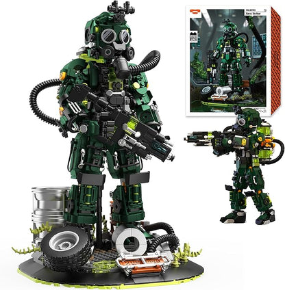 Xeno-Striker Building Set Rescuer-Figures Toy Buildings Blocks for Adult Teens DIY Craft Model Building Kits for Boys Girls 12+ Home Office Decor Graduation Birthday 1271PCS