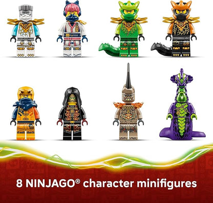 LEGO NINJAGO The Dragon of Life Building Toy for Boys &amp Girls - Poseable Dragon Toy Figure &amp Playset for Kids Ages 9+ - W/Mini Mech &amp 8 Minifigures for Pretend Play - Gift Idea for Birthd
