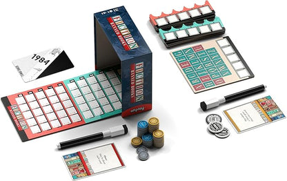 Allplay Fiction Banned Books Board Game | Cooperative Word Deduction &amp Bluffing Game | 2–10 Players 20–30 Min Playtime Logic Puzzle Party Game