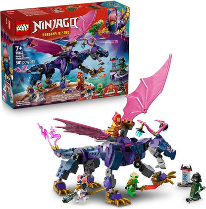 LEGO NINJAGO Rontu The Master Dragon Building Toy - Dragons Rising Model Building Kit for Boys &amp Girls Ages 7+ - Kids Toy W/ 4 Ninja Minifigures &amp Dragon Figurine - Gift Idea for Birthdays -
