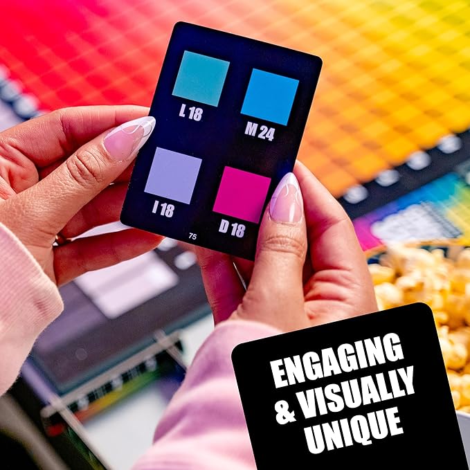 HUES and CUES - Vibrant Color Guessing Board Game for 3-10 Players Ages 8+ Connect Clues and Guess from 480 Color Squares