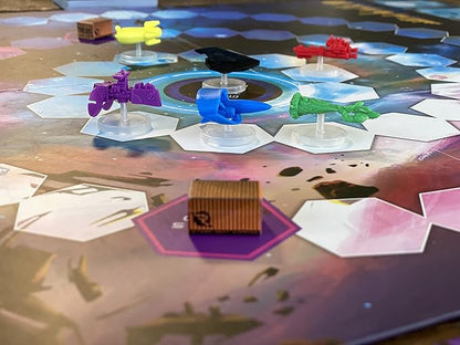 Renegade Game Studios Gravwell 2nd Edition Escape a Black Hole 2-6 players Ages 10+ Playing time 30-45 minutes