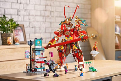 LEGO Monkie Kid: Monkey King Warrior Mech 80012 Toy Building Kit (1629 Pieces)