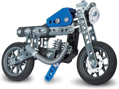 MECCANO Erector 5 in 1 Model Building Set - Motorcycles 174 Pieces for Ages 8 and up STEM Construction Education Toy