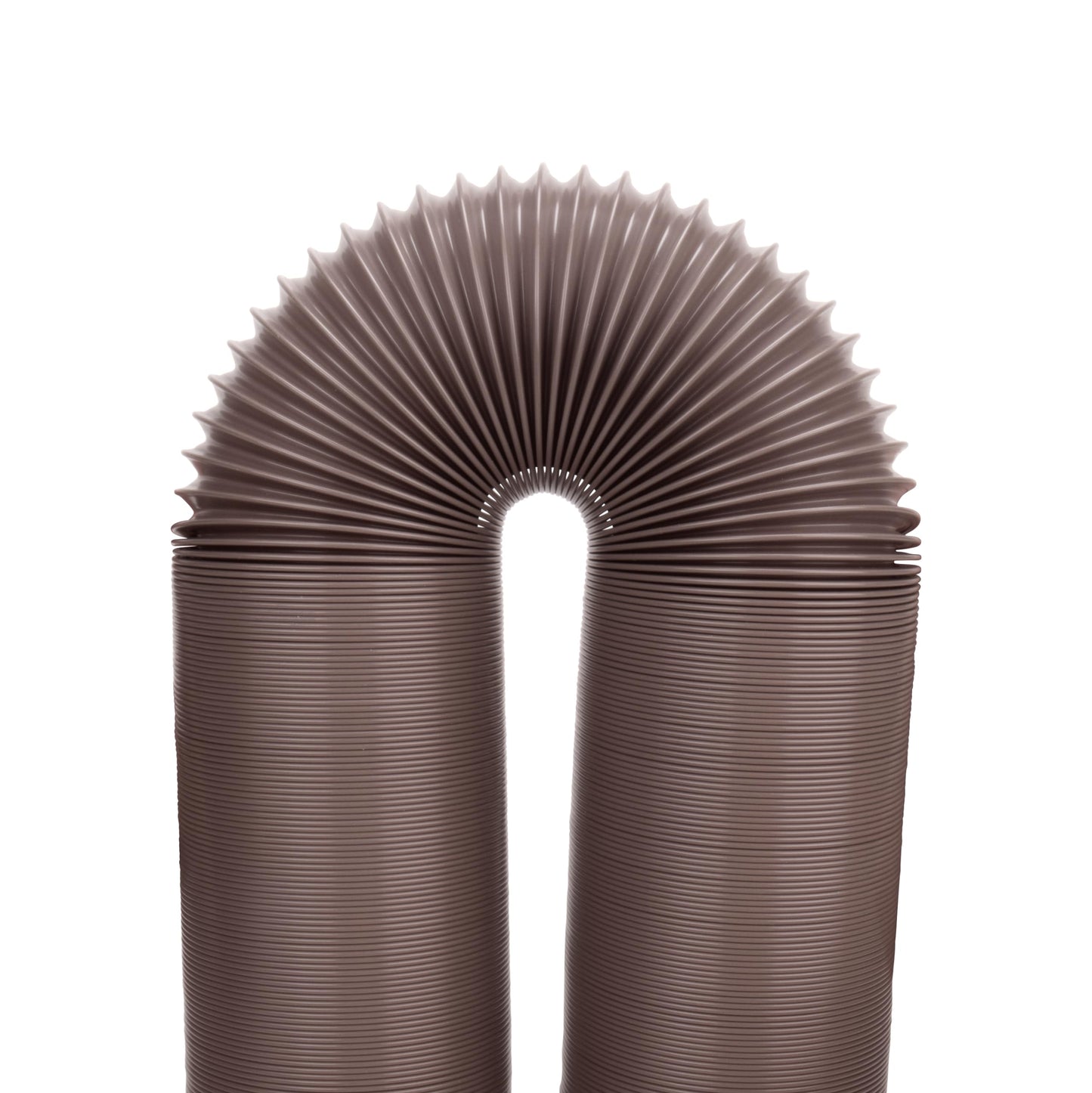 Camco Durable High Tensile Strength Vinyl Sewer Hose with Steel Wire Core – 15’ Hose with 15 mils of HTS Vinyl, Great for Year Round RVing Compresses to 26” for Simple and Easy Storage, Brown (39661)