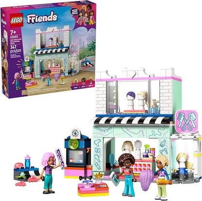 LEGO Friends Hair Salon and Accessories Store Toy Building Set - Hair Salon Toy for Girls and Boys Ages 7+ - Gift Idea for Kids Birthday - with 3 Minidolls - 42662