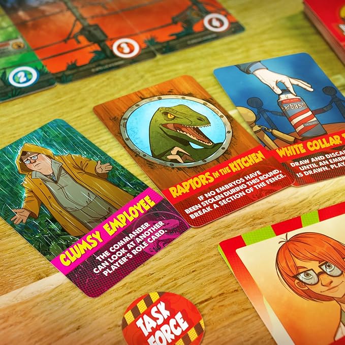 Doctor Collector: Jurassic Park: The Spy Game - Strategy &amp Deception Family &amp Group Game Ages 10+ 5-10 Players 20-30 Min Black