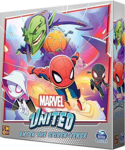 CMON Marvel United Enter The Spider-Verse Expansion | Tabletop Miniatures Game | Strategy Game | Cooperative Game for Adults and Kids | Ages 14+ | 1-4 Players | Avg. Playtime 40 Minutes | Made by CMON