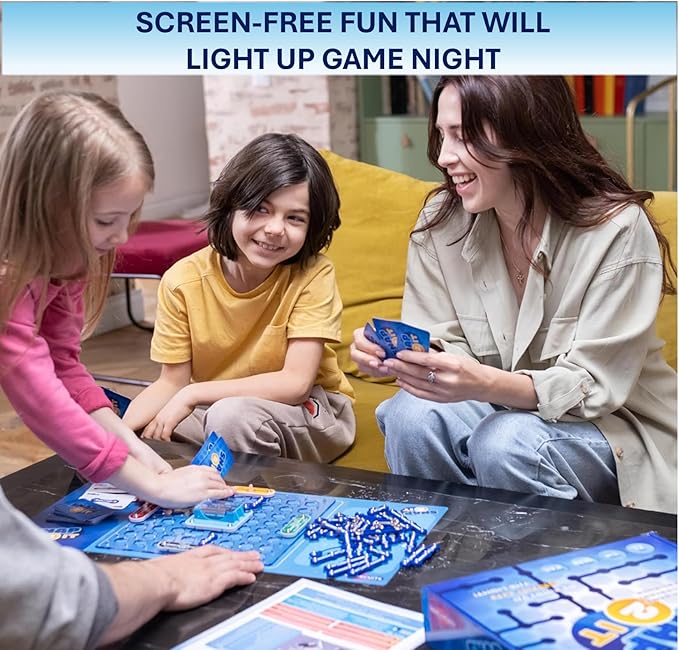 Snap 2 It® Board Game Game of The Year Finalist A Race to Light Up The Game Will You Be First? for Kids and Adults – Promotes Creativity and Problem Solving STEM Toy