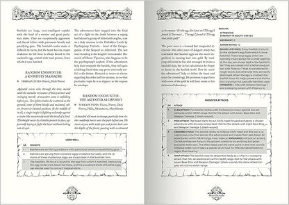Free League Forbidden Lands: Book of Beasts - Hardcover Expansion RPG Book Free League Publishing A Beastiary You Can Play Murderous Monsters &amp Lethal Encounters Role Playing Game