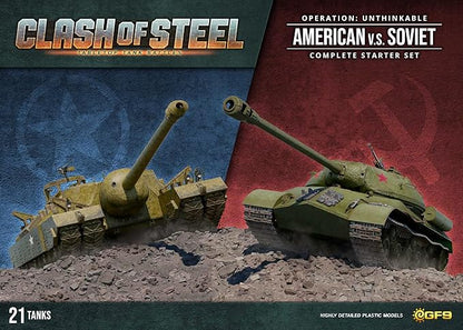 Gale Force Nine - Clash of Steel - Operation Unthinkable American v.s. Soviet Complete Starter Set