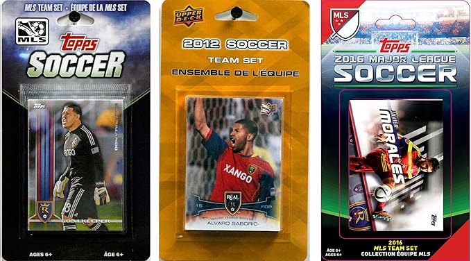 MLS 3 Different Trading Card Sets