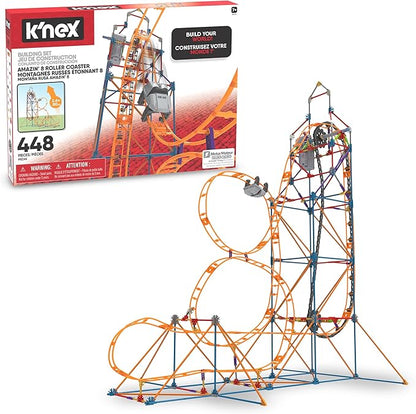 K'NEX - Amazin' 8 Coaster ‚ STEM Building Set Kid Construction Creative Play Toy‚ Ages 9+