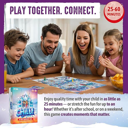 CHILL Anger Management for Kids Ages 5-9 Therapy Games Social Emotional Learning Fun Social Skills Board Game for Therapists &amp Families