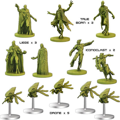 Battle Systems - Core Space First Born - Sci-Fi Miniatures Board Game - Cyberpunk 28mm Science Fiction Figures for 40K Wargame - Tabletop Modular 3D Gaming Terrain - (First Born Starter Set)