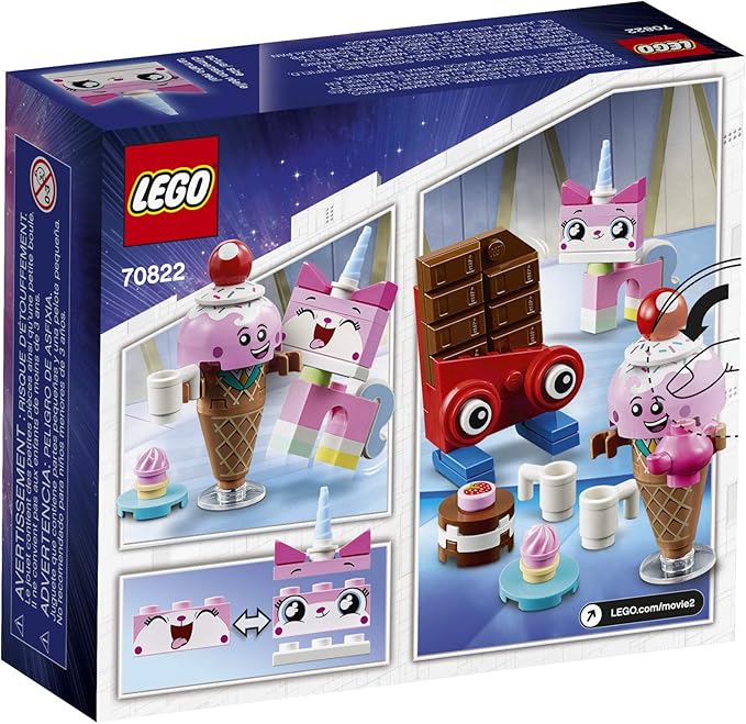 LEGO THE LEGO MOVIE 2 Unikitty’s Sweetest Friends EVER! 70822 Pretend Play Food and Friends Building Kit for Girls and Boys Unikitty LEGO Set 2019 (76 Pieces)