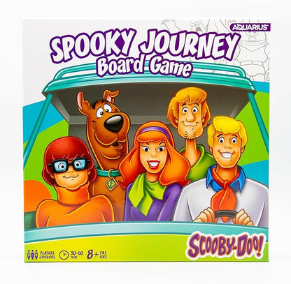 AQUARIUS Scooby-Doo Journey Board Game - Fun for Kids &amp Adults - Officially Licensed Scooby-Doo Merchandise &amp Collectibles (97018) Blue White Orange for 96 months