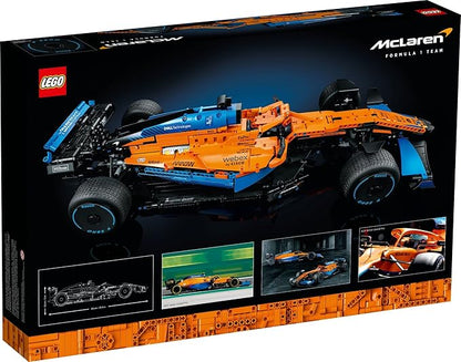 LEGO 42141 Technic McLaren Formula 1 2022 Replica Race Car Model Building Kit F1 Motor Sport Set Birthday Gift Idea for Adults Men Women Him Her Husband Collectible Home Decor