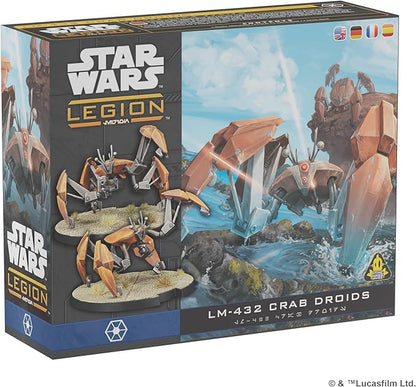 Star Wars: Legion LM-432 Crab Droid Unit Expansion - Tabletop Miniatures Game Strategy Game for Kids and Adults Ages 14+ 2 Players 3 Hour Playtime Made by Atomic Mass Games